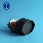 Bao bì nhựa tùy chỉnh Jar 13oz Flat Oval Tin Can Trái cây sấy khô Container lưu trữ PET